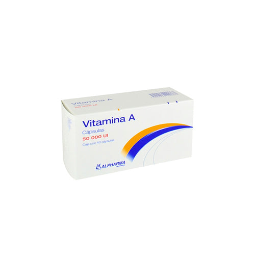 VITAMINA A 50 000UI 40 TAB  ALPHARMA