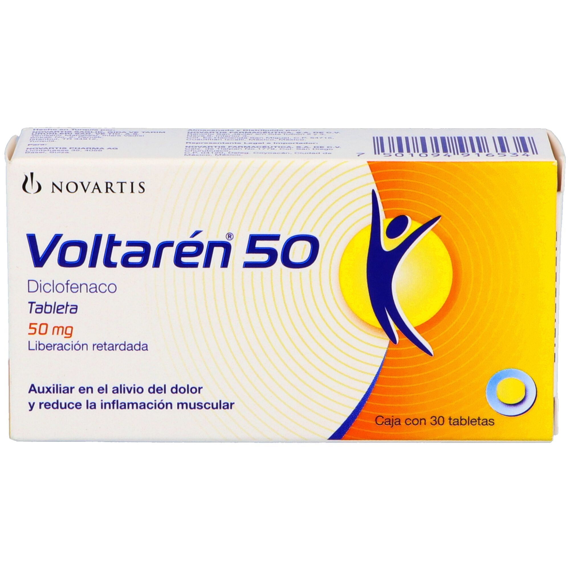 VOLTAREN 30 GRAG 50MG